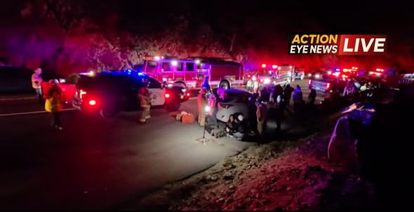 Santa Ana Church Group San Bernardino Mountains CA Mass Injury Crash – CHURCH BUS OVERTURNS: SHOCKING Mountain Crash Injures 20, Leaves 3 Critical.